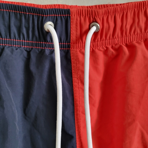 NAUTICA COLORBLOCK PATCHWORK SWIM TRUNKS Size L - Picture 5 of 10